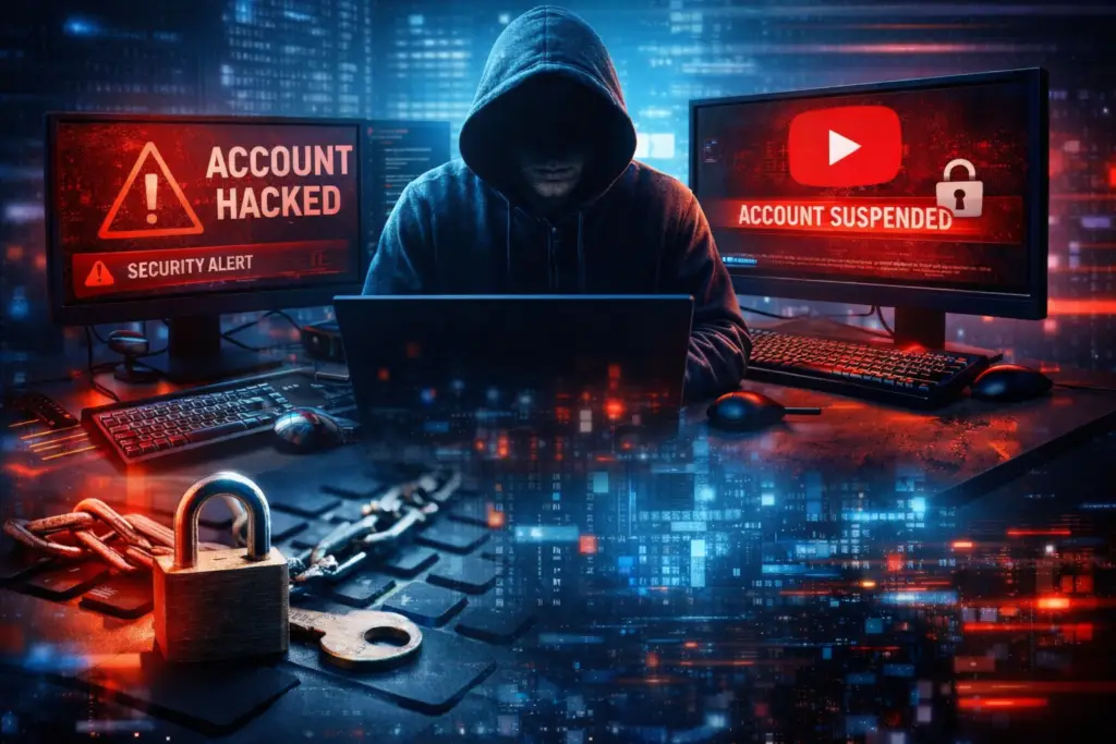 שחזור חשבון יוטיוב שנפרץ | CyberGuard