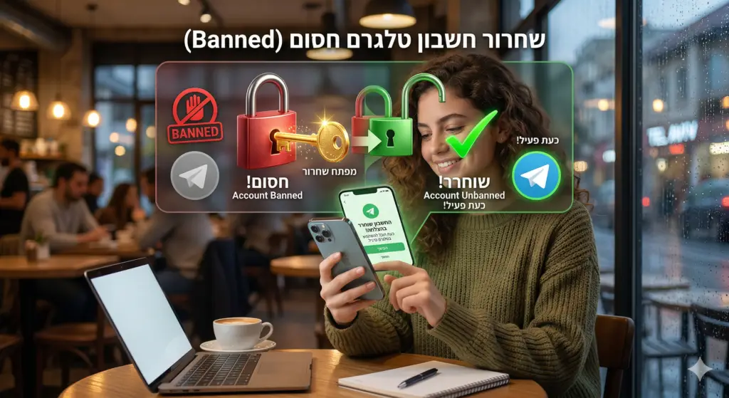 שחרור חשבון טלגרם חסום | CyberGuard