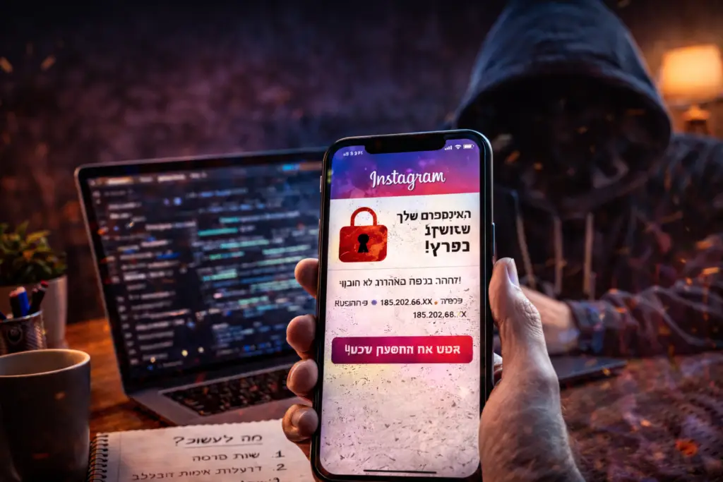 סימנים שפרצו לי לאינסטגרם | CyberGuard